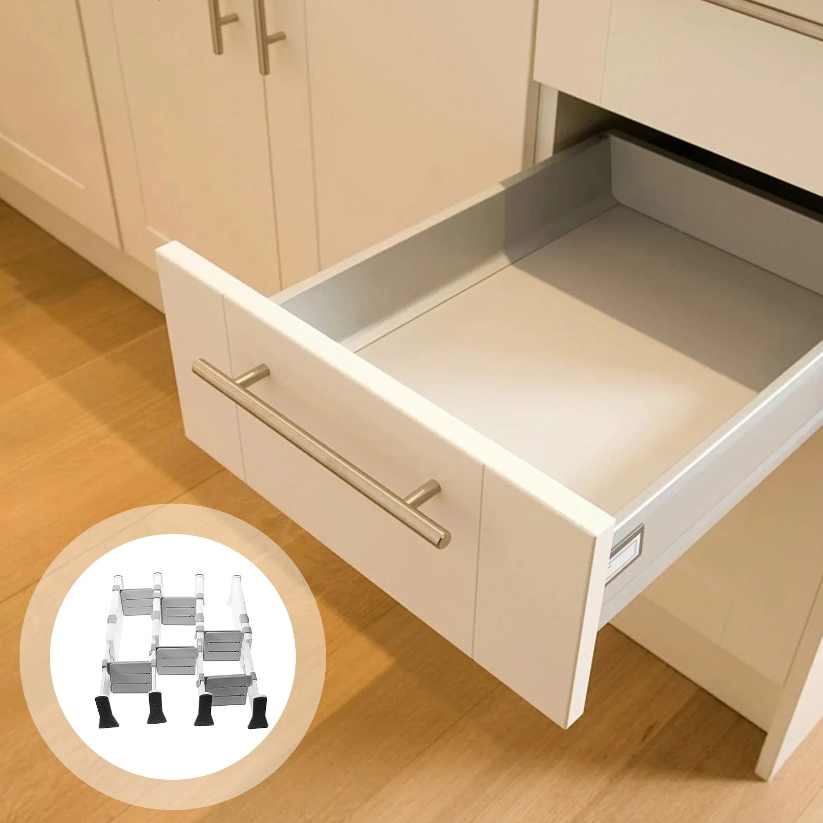 

Drawer Partition Set Adjustable Expandable Organizer for Clothes Bedroom Kitchen Bathroom Vanity Office Storage Dividers