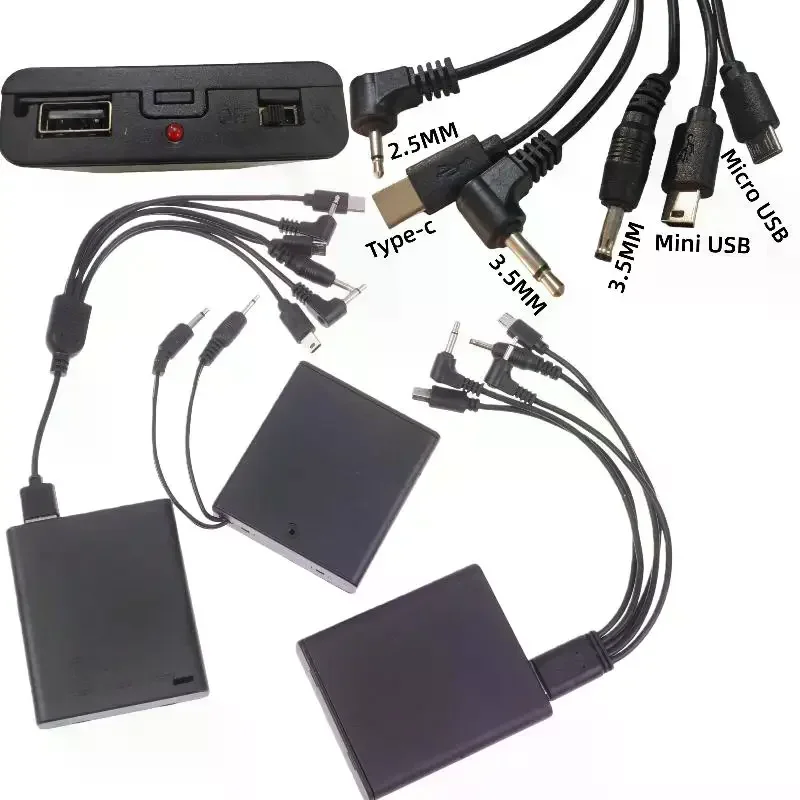 Secure 6V External Power Box with 2.5mm Plug Spare Battery for Electronic Locks