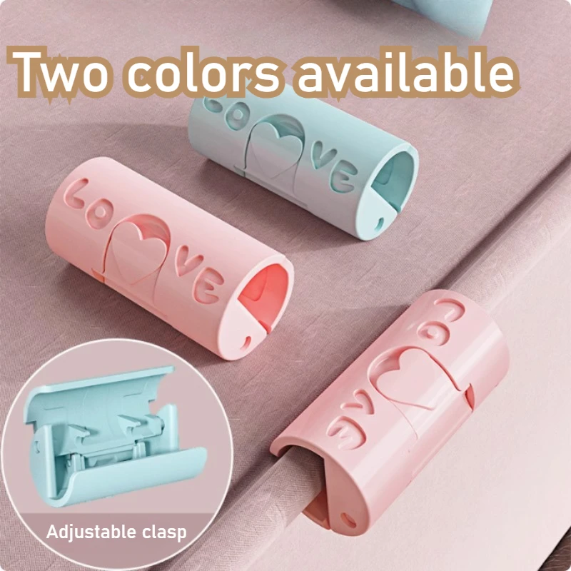Heavy Duty Bed Sheet Clips, Non-Slip Quilt Fasteners, Plastic Clamps for Blanket Duvet Cover Holder, Adjustable Gripper Clip