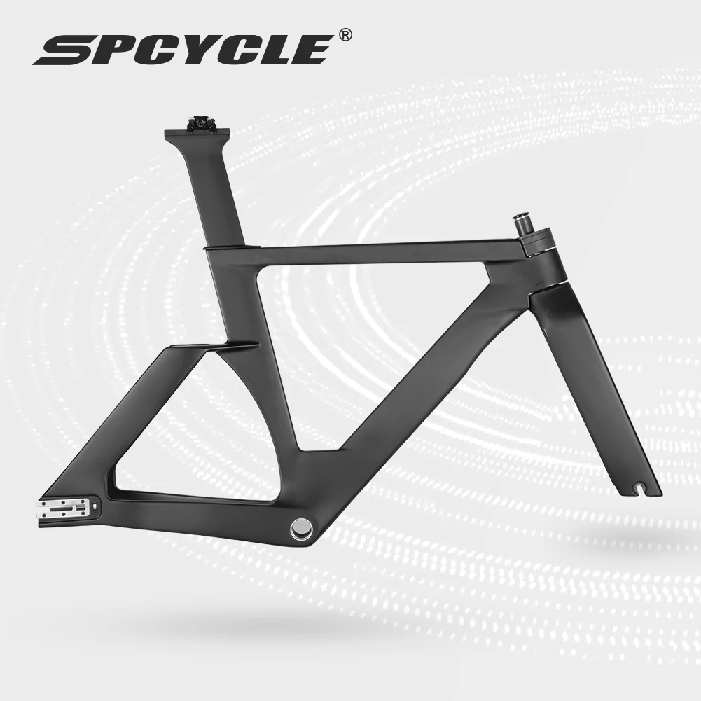 Spcycle 2026 New Carbon Track Bke Frame Modern Geometry 700x28C Fixed Gear Bike Carbon Frameset TR032