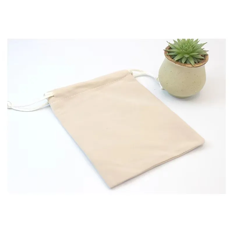 50Pcs/Pack Thickened Velvet Drawstring Bag Drawstring Bag Accessories Jewelry Bag Black Storage Bag Storage Drawstring Bag