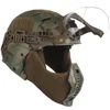 Tactical Full protective helmet with Half Face Mask Mouthguard/Flip Goggles/Ear Cover Hunting Airsoft Paintball 3.0 Wendy Helmet 1