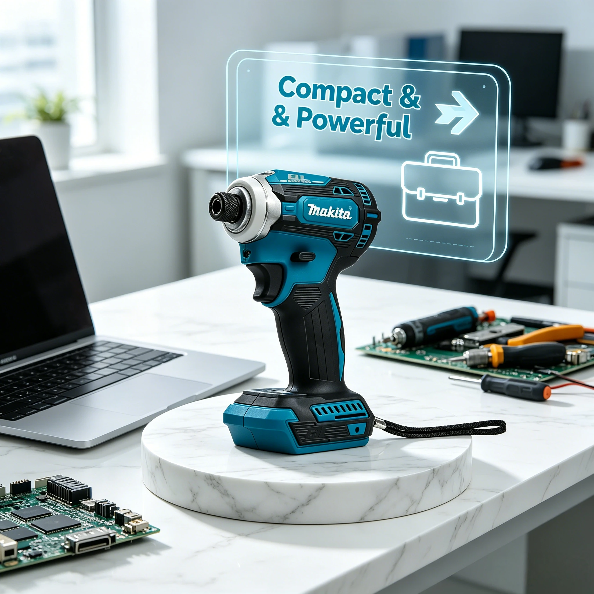 makita-dtd171-18v-high-torque-brushless-cordless-impact-driver-high‑power-lithium‑ion-electric-screwdriver-power-tool（bareunit）