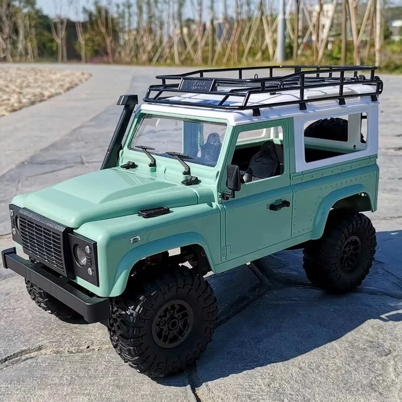 Véhicule télécommandé classique Defender, 4 roues motrices, escalade RC, véhicule tout-terrain, jouet modèle de simulation, pleine échelle, MN90, 1/12