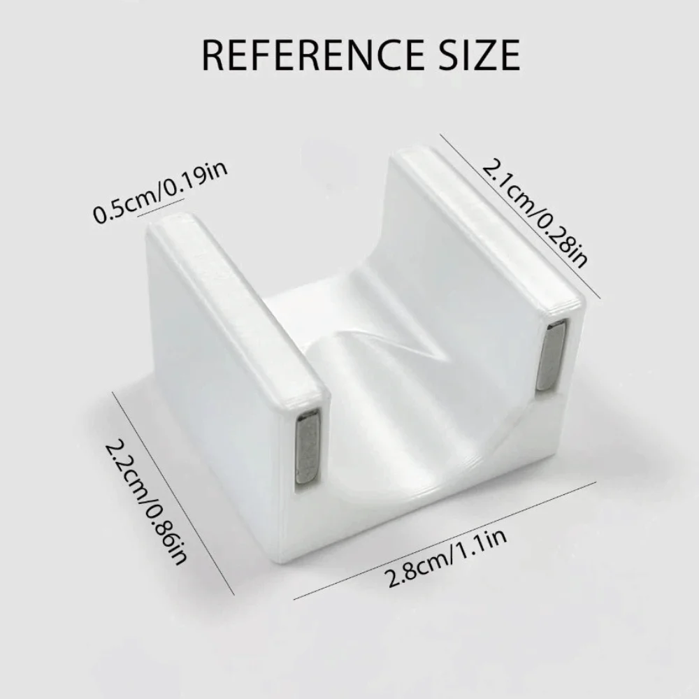 Separatore per dita per unghie antiscivolo Strumento riutilizzabile per magnete per occhi di gatto anti-sporco Strumento portatile per unghie 5D fai da te per l'applicazione dello smalto