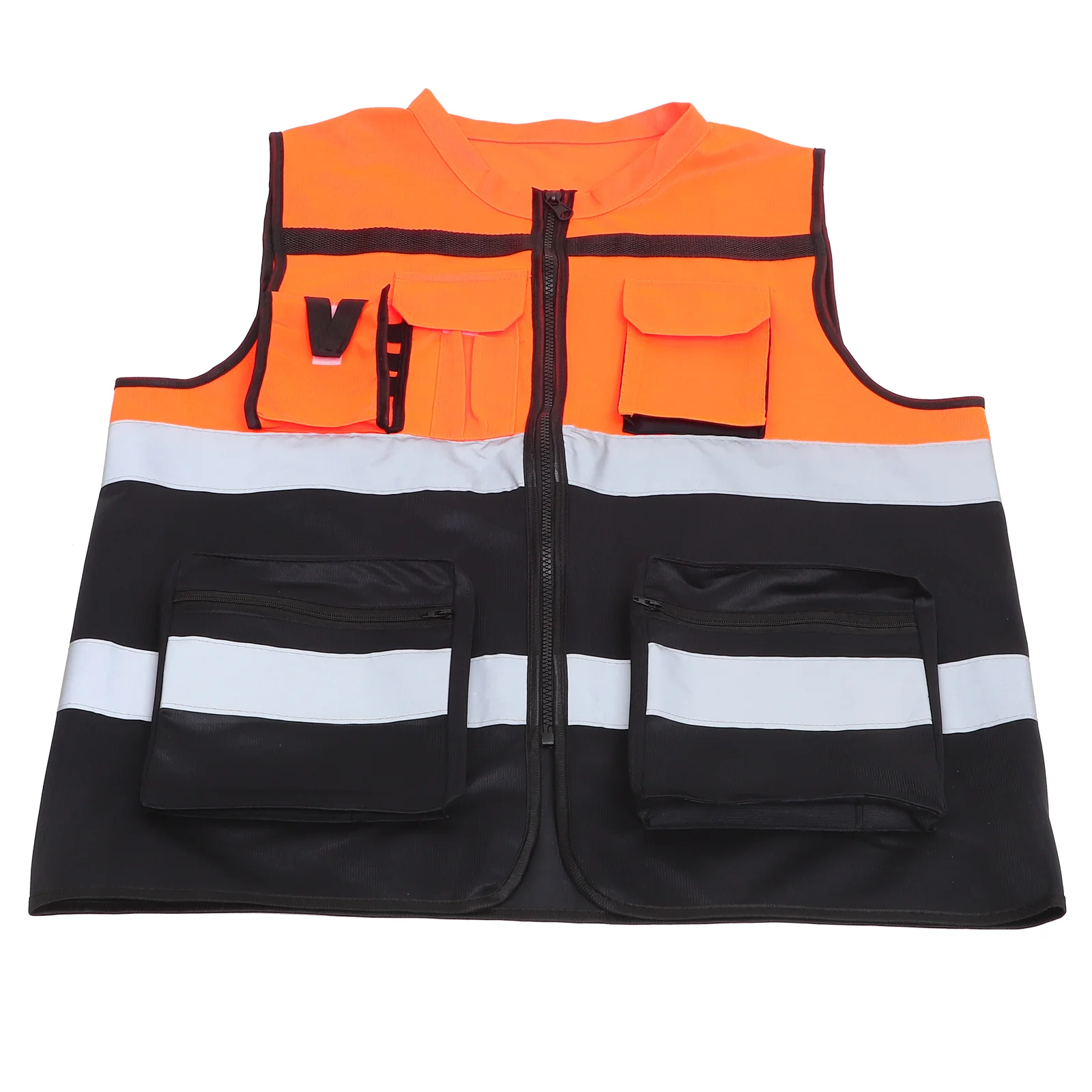 Ropa de seguridad reflectante Chaleco de mujer Actividades de emergencia Cinta de construcción Seguridad para trabajo nocturno de tela de nailon