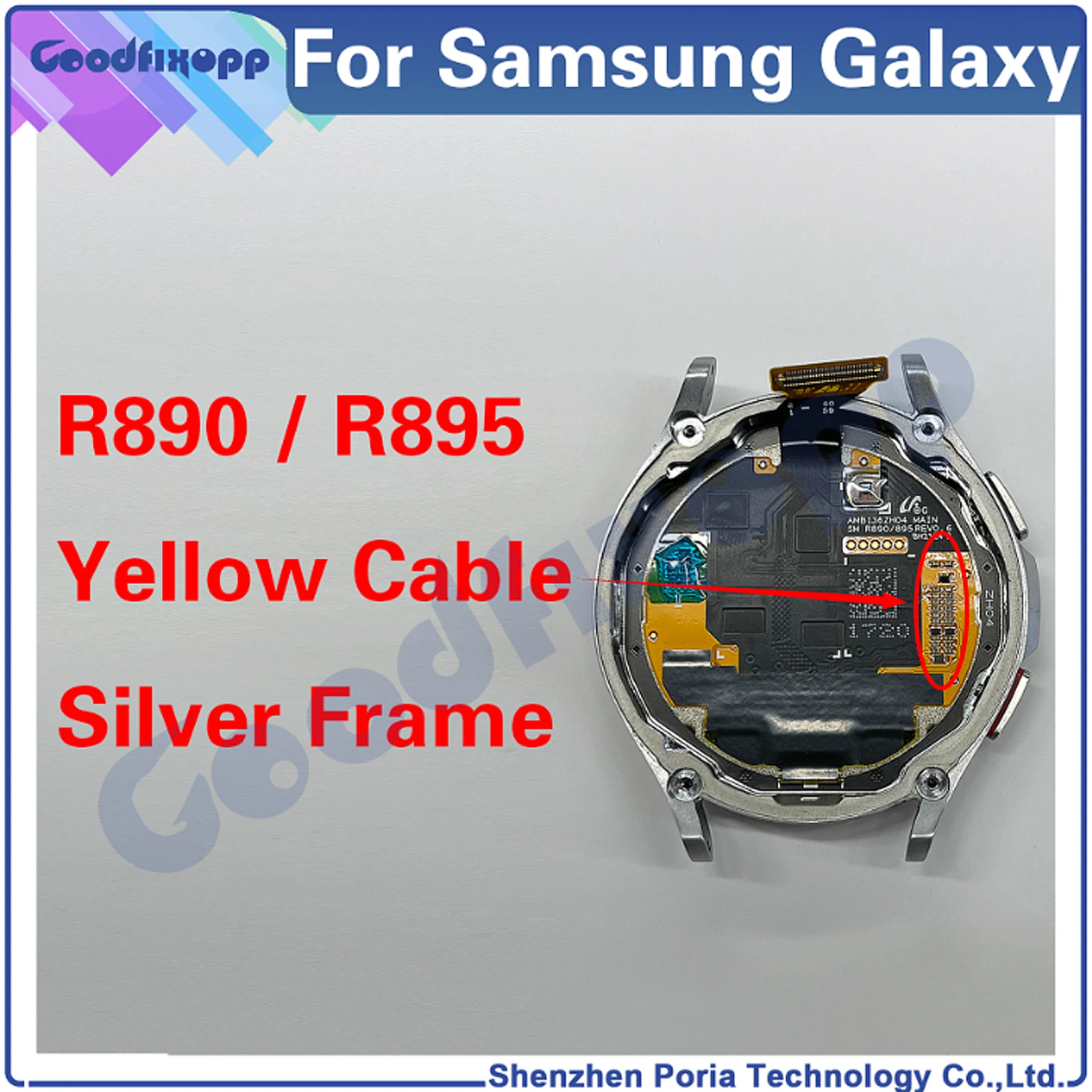 LCD DIsplay Touch Screen Digitizer Assembly Replacement For Samsung Galaxy Watch4 Classic SM-R890 SM-R895 R890 R895