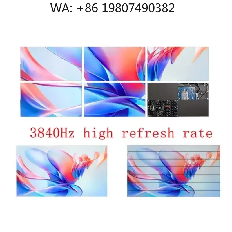 

P1.8 High Contrast LED Screen with 3840Hz Ultra High Refresh Rate, HD Digital Display Panel for Professional Indoor Broadcast