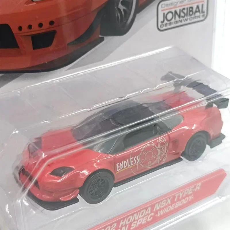 

Литая модель автомобиля JADA в масштабе 1:64 2002 Honda Nsx Type-R, модель из сплава, статический дисплей, коллекционная игрушка, подарок, украшение, сувенир