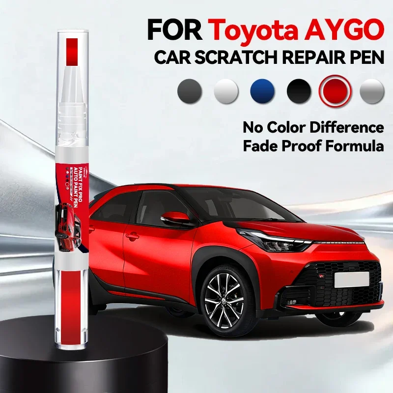 

Карандаш для подкраски автомобиля Toyota AYGO, средство для ремонта царапин, аксессуар для самостоятельного ремонта авто, черный/белый