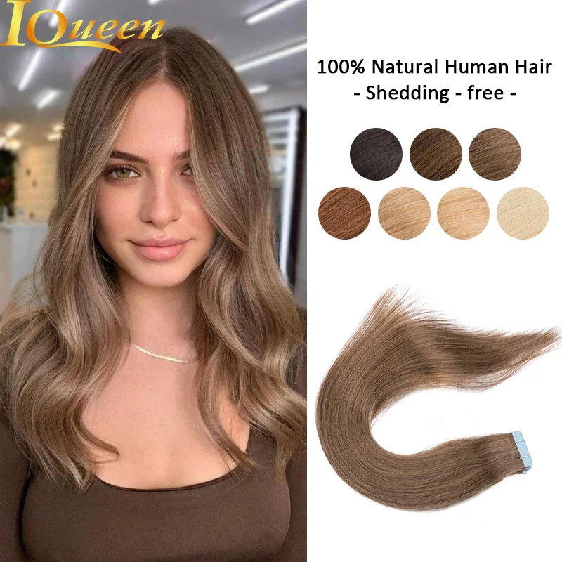 Keuze Rechte Tape In Human Hair Extension 100% Human Remy Hair Extensions Natuurlijke Tapes In Human Fusion Hair Ombre Blonde 40G