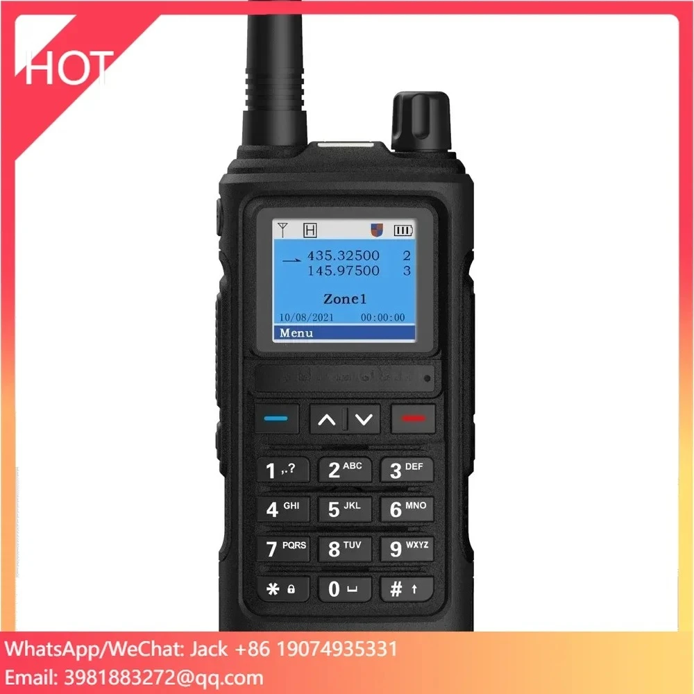 DR-17 5 وات DMR راديو رقمي مقاوم للماء حتى 1000 قناة لاسلكي تخاطب UHF VHF ثنائي النطاق DMR راديو اتجاهين