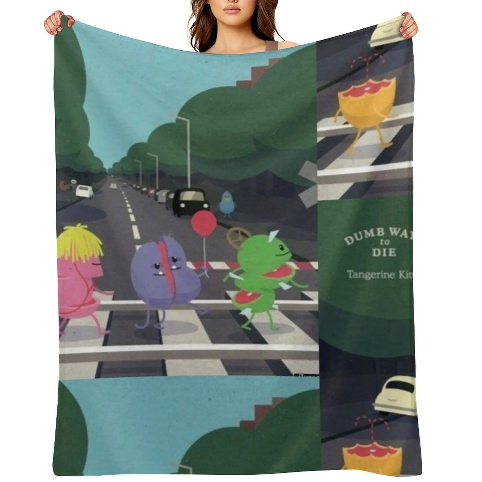 

Dumb Ways To Die Throw Blanket Large Thermal valentine gift ideas for winter Blankets