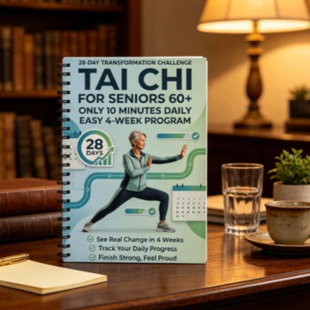 Tai Chi for the Elderly 28 Days 10 Minutes Daily Course Spiral Knot Beginner's Balance Fitness Exercise Guide