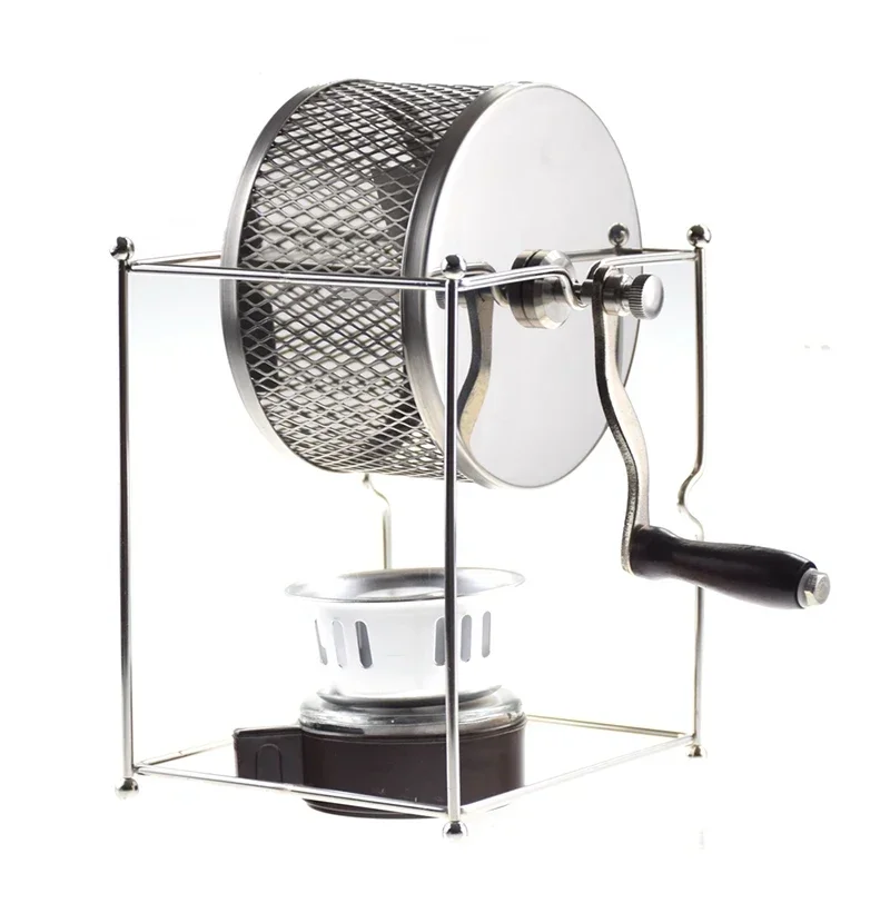 

Manual Coffee Bean Roaster Stainless Steel Hand Use Coffee Roaster with Burner