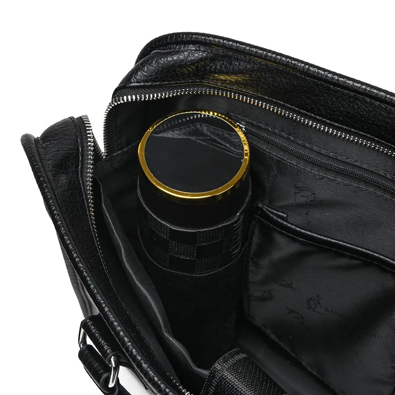 جديد الرجال حقيبة مكتب الأعمال حقيبة يد الرجال بولي Leather الجلود 15.6 بوصة حقيبة لابتوب حقائب كتف متنقلة sreкаoración noitebuка