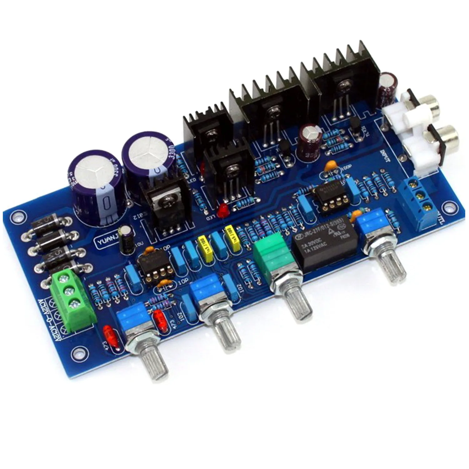 Preamp Tone Board, 2.0 Preamp Stereo HIFI NE5532 Tone Board Preamplifier, Amplifier Preamplificador