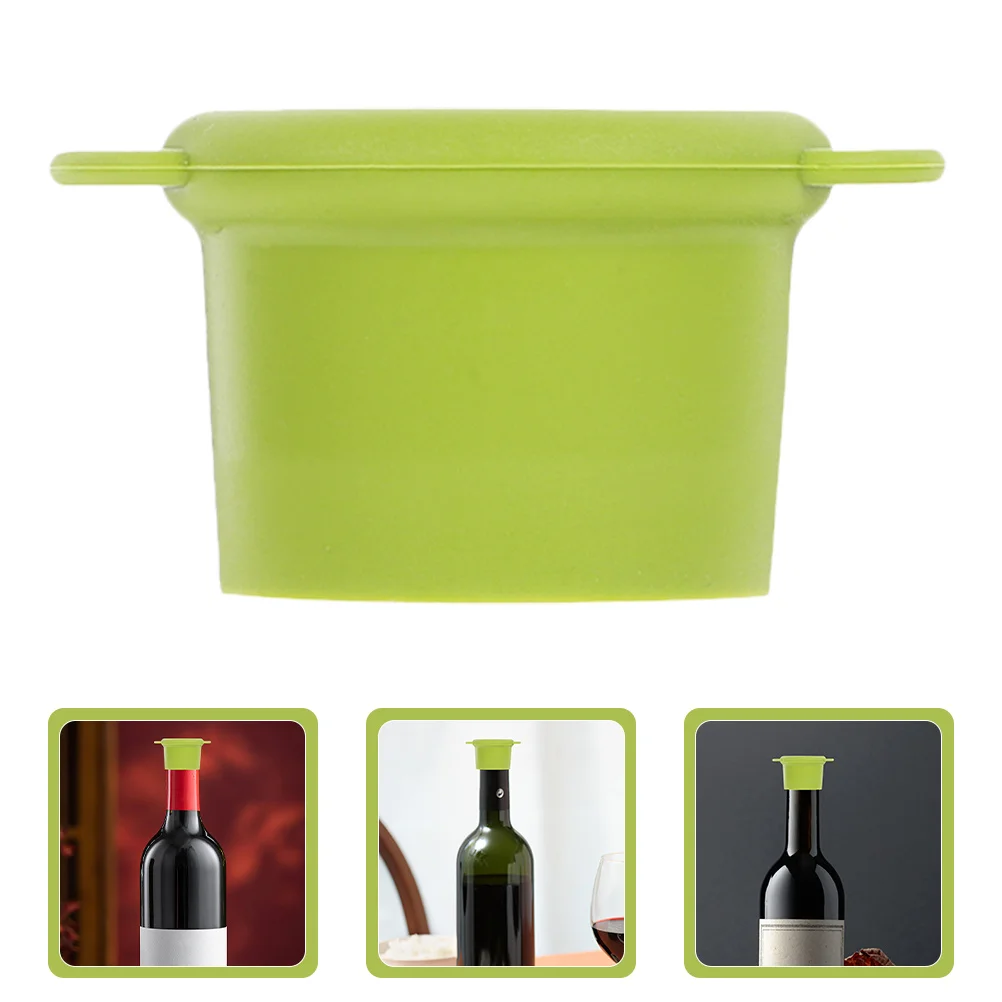 

6Pcs Candy Color Wine Bottle Stopper Silicone Reusable Airtight Seal Preserver for Wine Freshness Keeper Decorative Bottle Plug