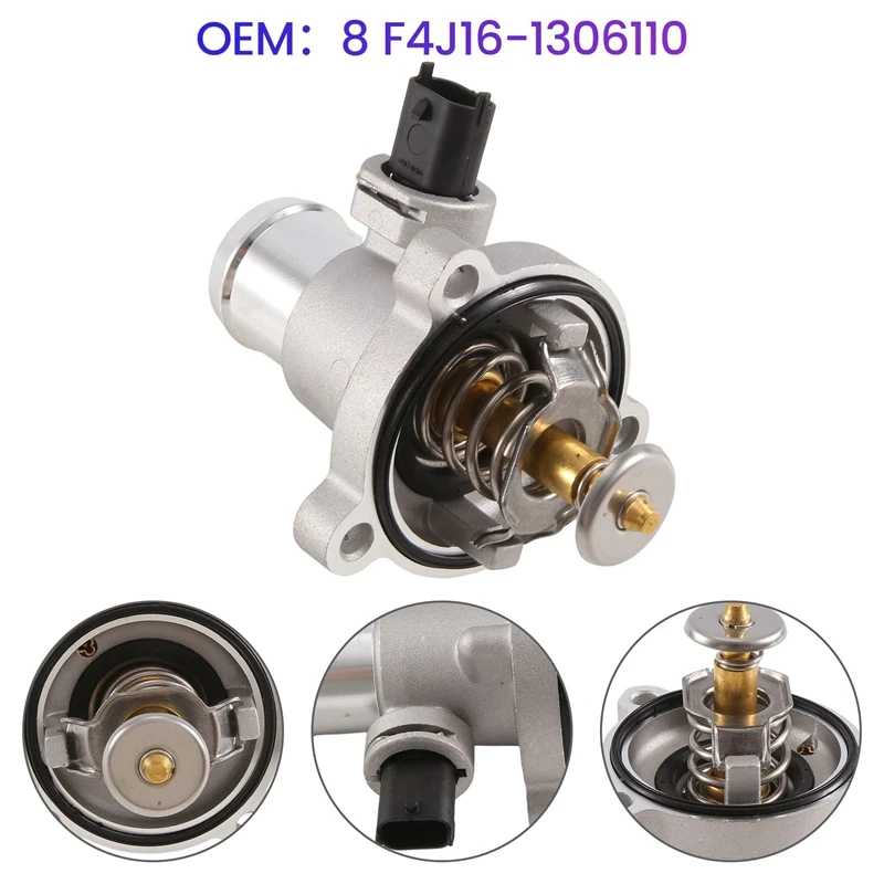 Car Electronic Thermostat Car Thermostat Accessories For Chery Tiggo 7 Tiggo 8 F4J16-1306110 1 Piece