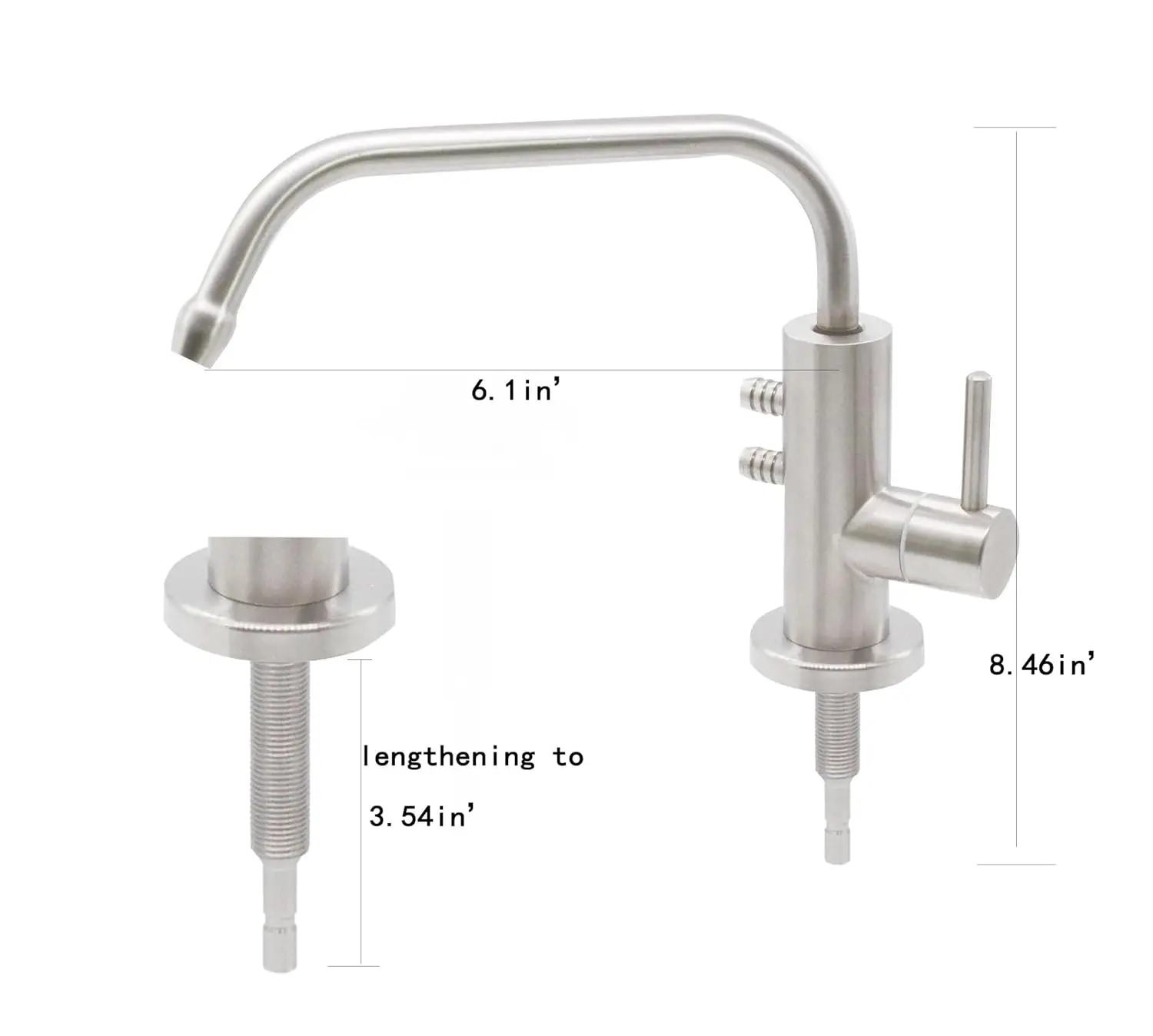 Alkaline Water Faucet Drinking Water Filter Purification pH Regenerate Faucet Water Alkaline Water Filter System for Kitchen Sin