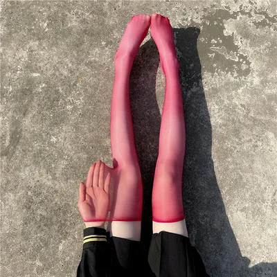 

Глянцевые женские чулки, блестящие бесшовные ультратонкие длинные чулки, сексуальные черные чулки, глянцевые чулки до бедра, чулки выше колена, утягивающие A8Y