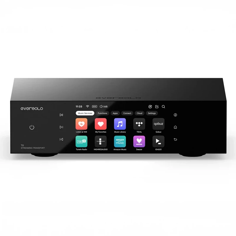 Eversolo T8 Digital Turntable Professional HiFi Music Network Streaming Player Digital Broadcast Lossless Streaming