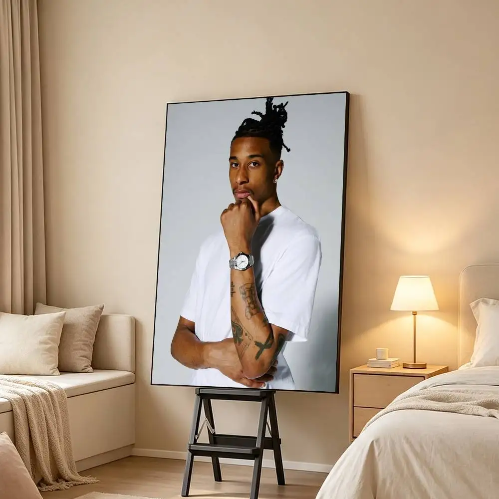 Michael-S Olise-E 11 Football Poster High Quality Dorm Living Room Aesthetic Wall Decoration Painting Stickers Gift