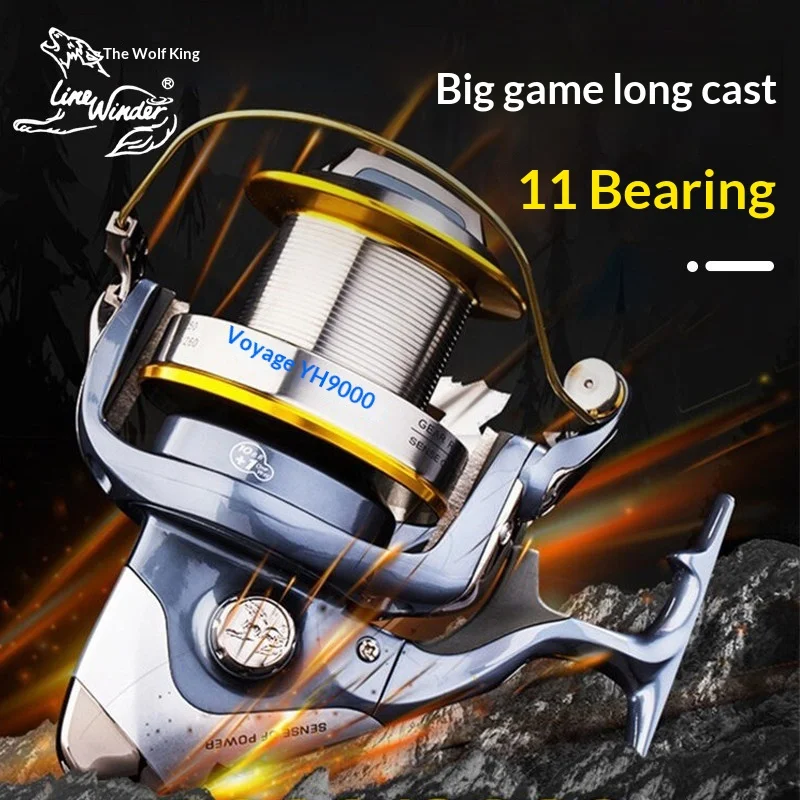 carrete-de-pesca-giratorio-line-winder-10-1-bb-38-1-brazo-metalico-plegable-bobina-metalica-cuerpo-reforzado-para-pesca-en-todo-tipo-de-agua