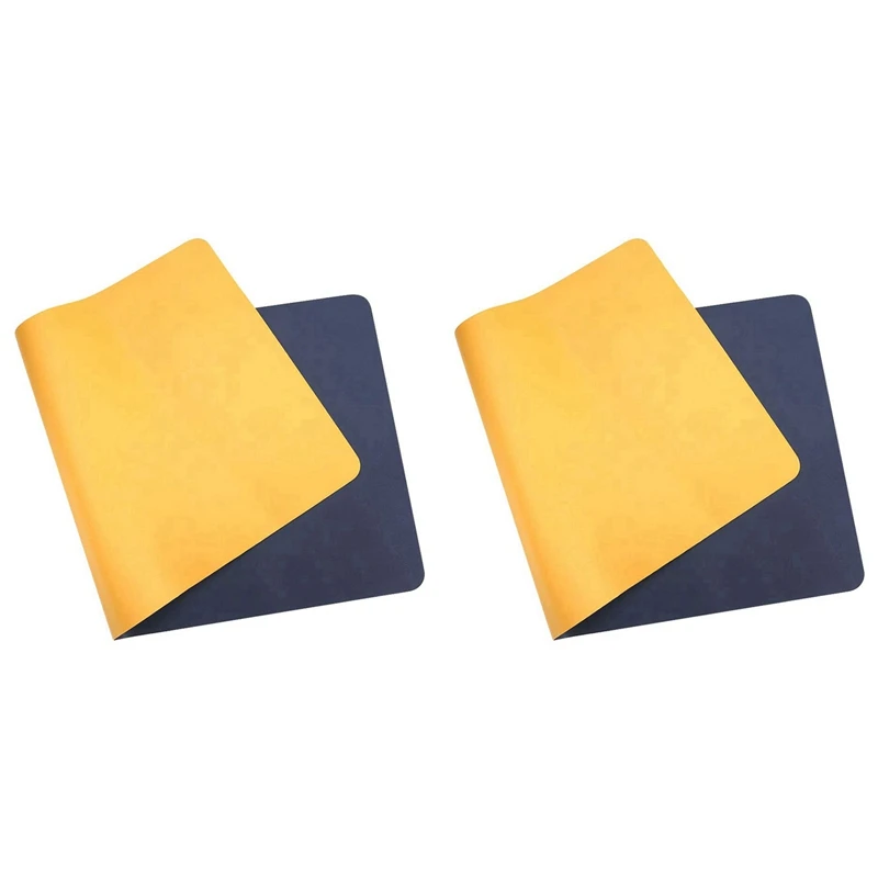 2X מגן שולחן משרדי, מזרנים מעור PU עם משטח כתיבה נוח - AC47