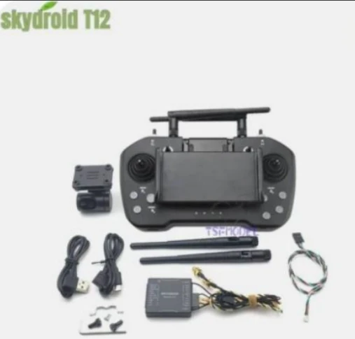 T12 12-Channel Remote Control   Accessories 4-in-1 with 20km Digital Map Transmission and Three-Body