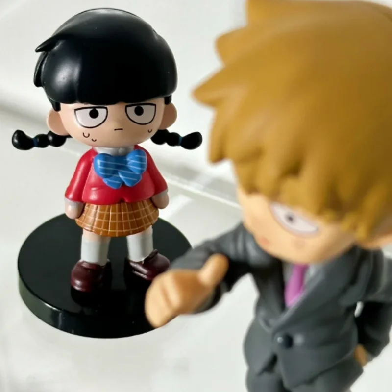 

Jando Mob Psycho 100 Blind Box Cute Mini Collectible Figurines Shigeo Kageyama Arataka Reigen Dimple Desk Decor For Anime Fans