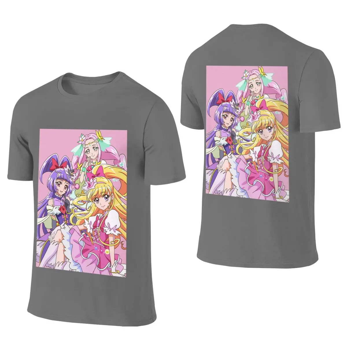 Pretty Witches Literary Reversible T-shirt Niche Trendy Brands Inner Layer For Spring And Autumn Men's T-shirts
