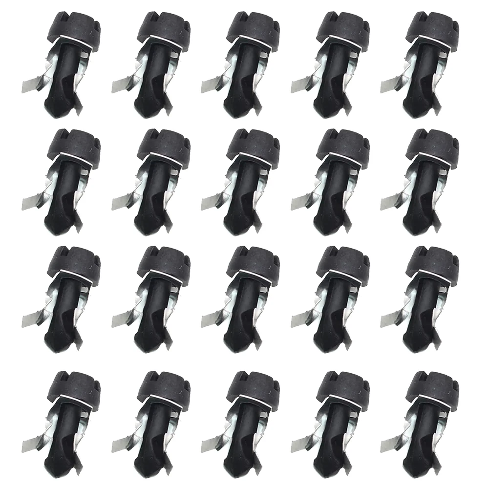 20 Sets For Audi A4 A6 A8 Engine Top Cover Turn Clips Car Engine Cylinder Head Cover Lock Pin Screw Sealing Stud N90642001