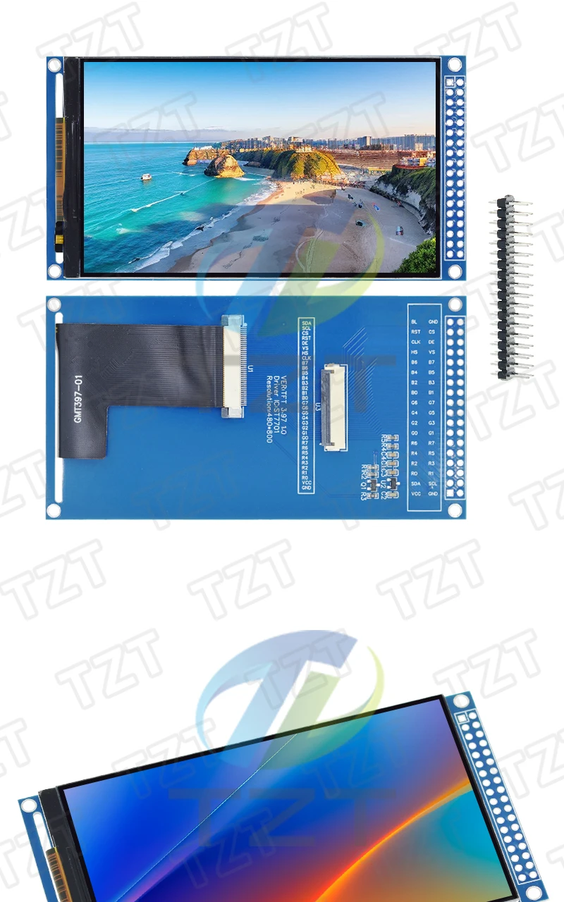 1/3PCS TZT 3,97 Zoll TFT LCD Display Modul ST7701 Treiber 480*800 RGB Schnittstelle Farbbildschirm Für Arduino TZTUNO R3 – Detail 3