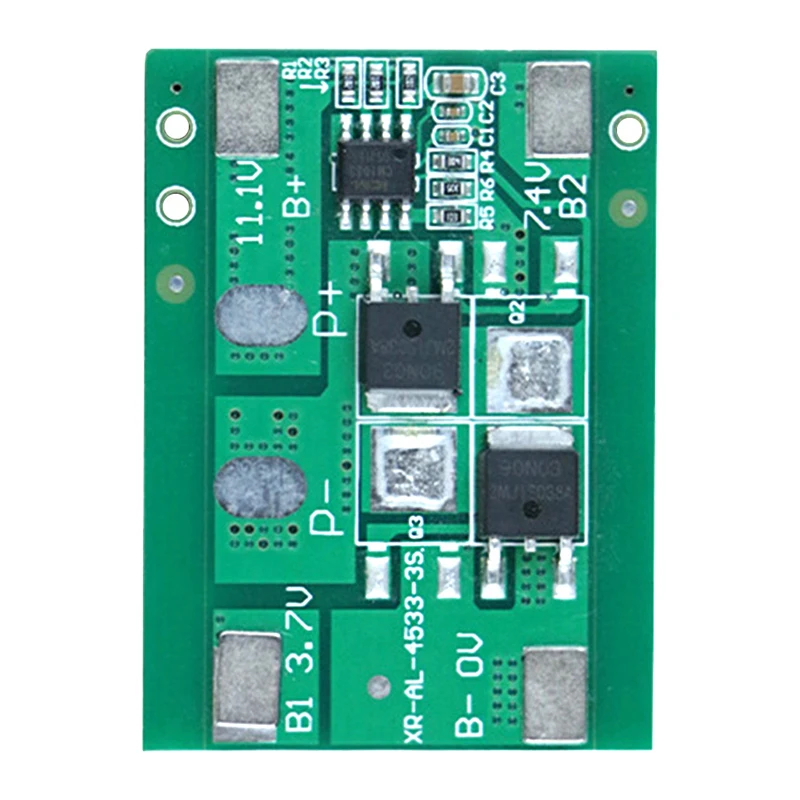 3 Series 18650 Lithium Battery Protection Board 11.V 5A Overcharge, Overdischarge, Overcurrent, Short Circuit Charging Same Port