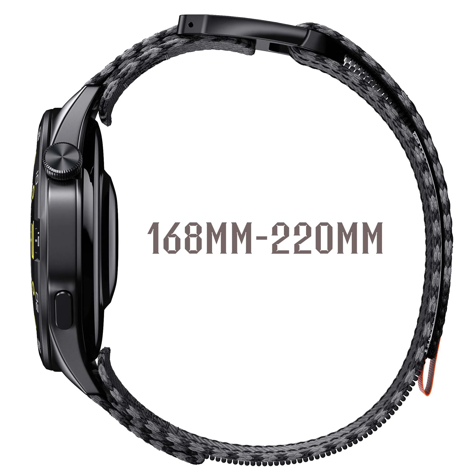 Nylonowy pasek z przekładnią 22mm do zegarka Huawei GT4/Garmin Forerunner 955/745/ Fenix 5/5Plus nylonowy pasek do zegarka