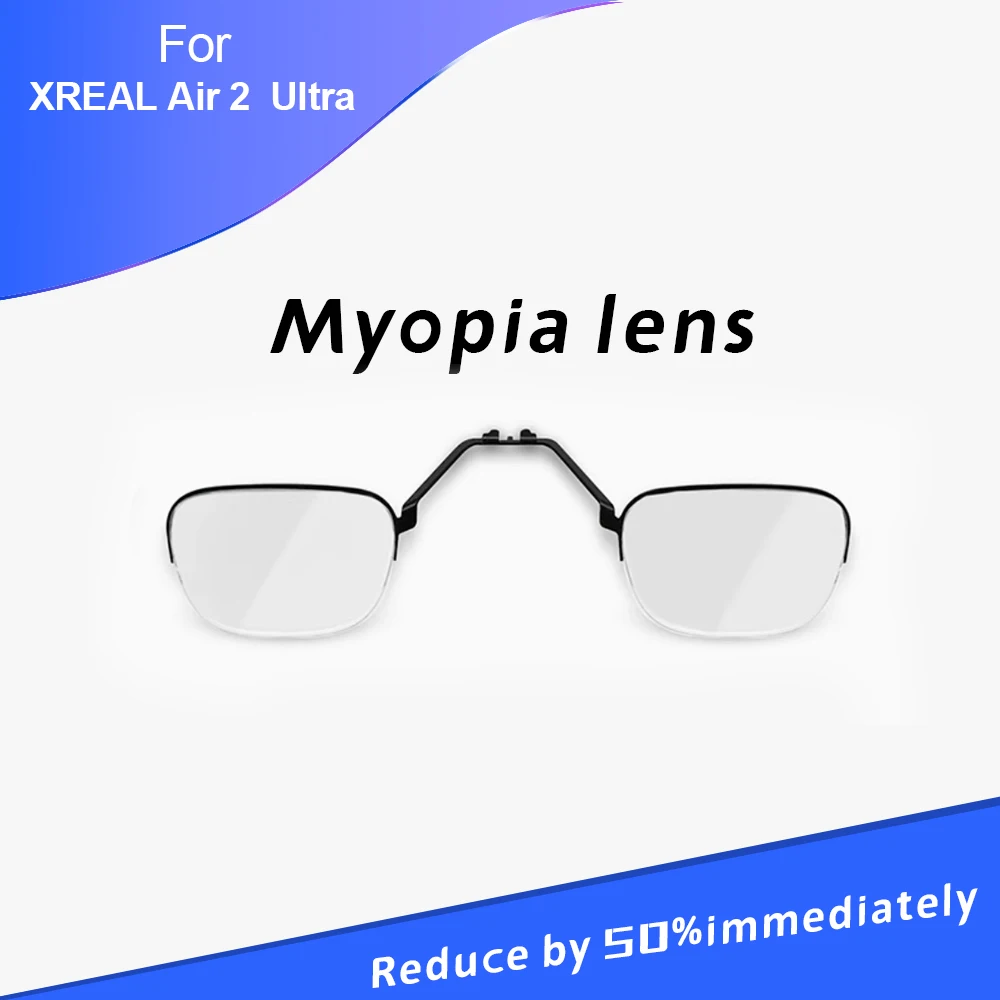 

Для очков XREAL Air2 ultra AR, индивидуальные линзы для близорукости, линзы по рецепту, астигматизм, фаркозоркость, линзы из несферической смолы