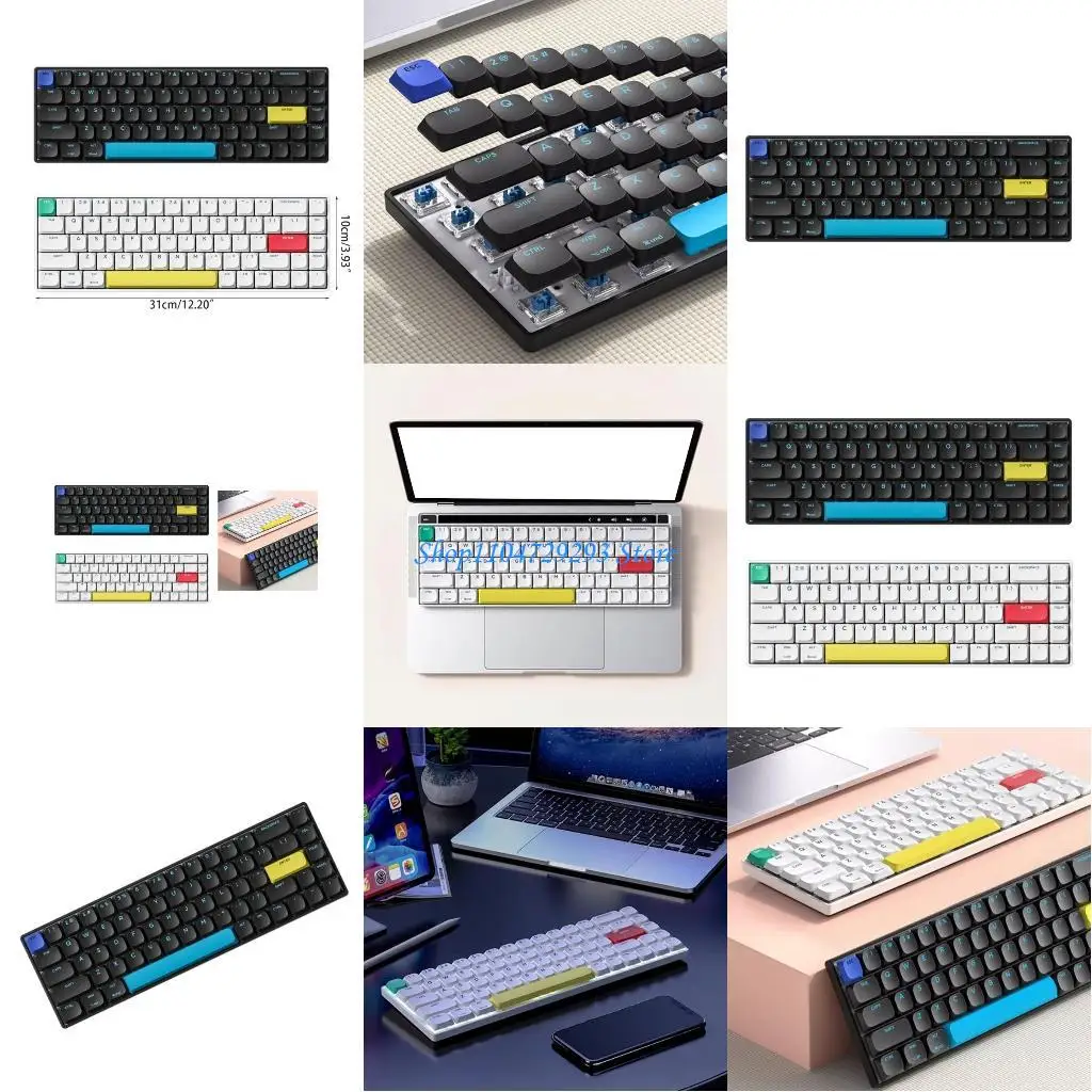 

Y2GD Wireless Mechanical Keyboards Rechargeable 1500mAh Battery BT5.0/2.4G/Wire