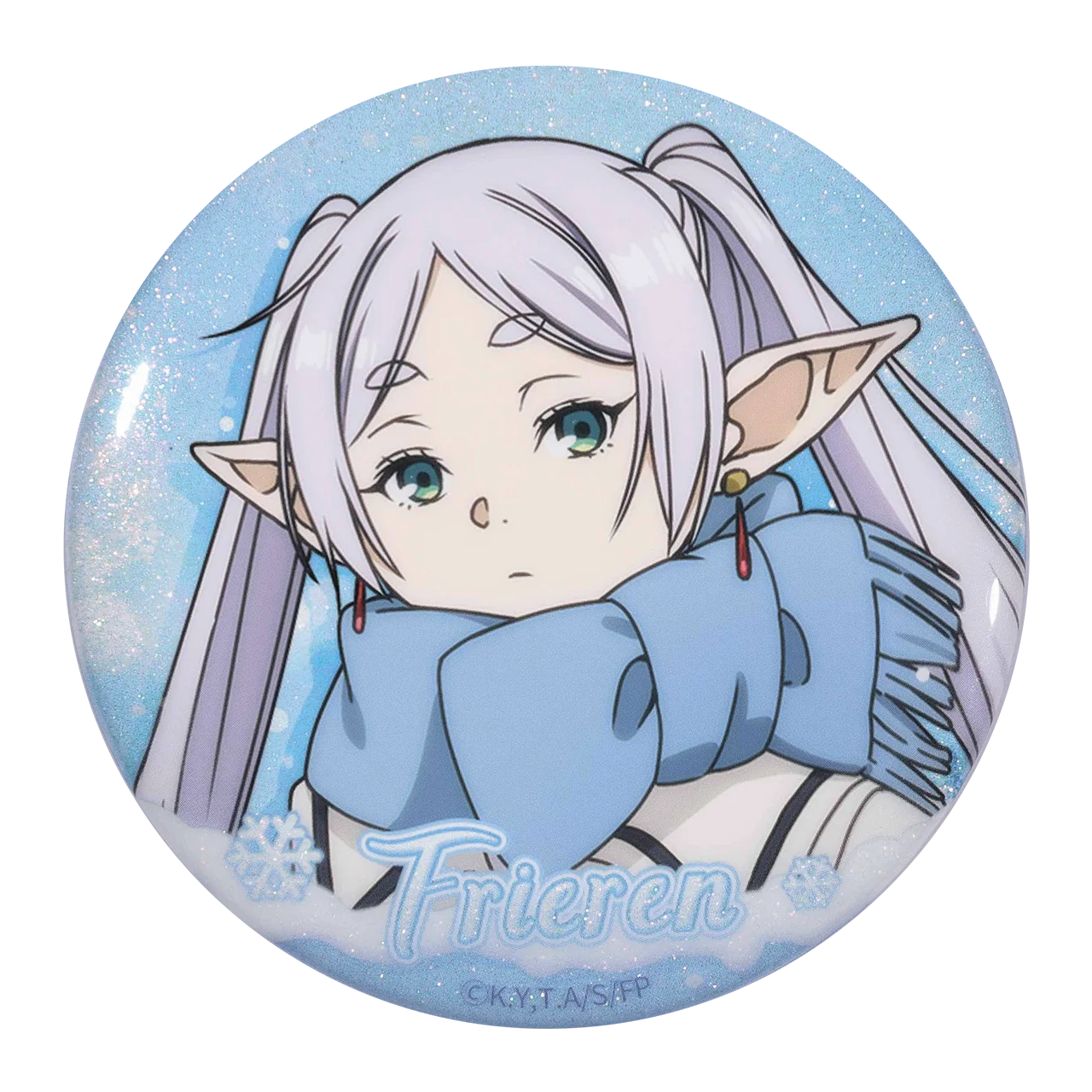 58mm Anime ‌Frieren: Beyond Journey's End‌ Eisen Himmel Lawine Stark Cosplay COSTUME Badge Pin SPTE Tinplate Brooch﻿ Prop Gil