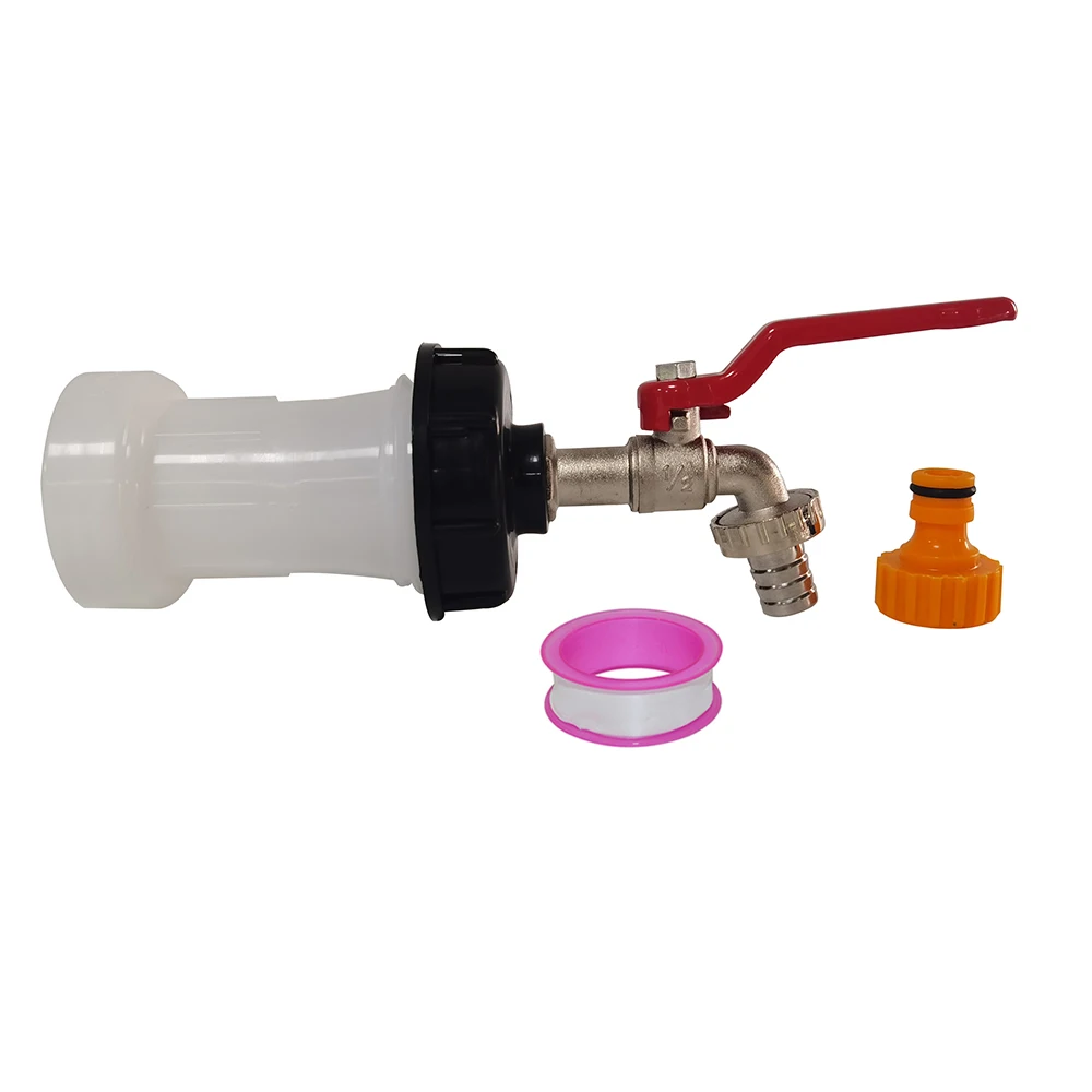 Car wash water gun water pipe connector IBC S60*6 water tank outlet installation complete Garden irrigation water pipe faucet