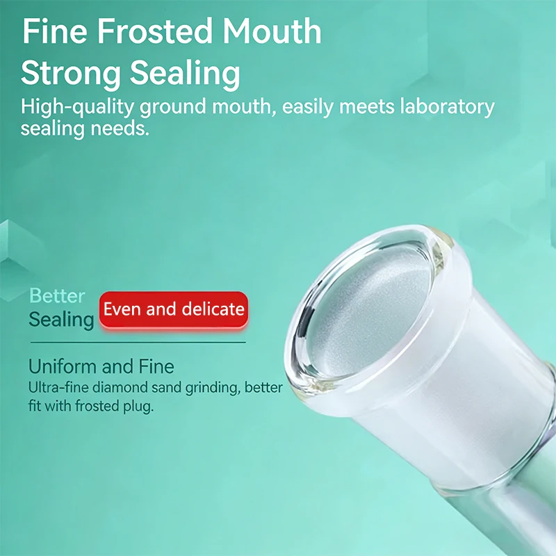 High-Precision 24/40 Glass PTFE Gate Graduated Constant Pressure Dropping Funnel with Strong Sealing And Fine Adjustment for Lab