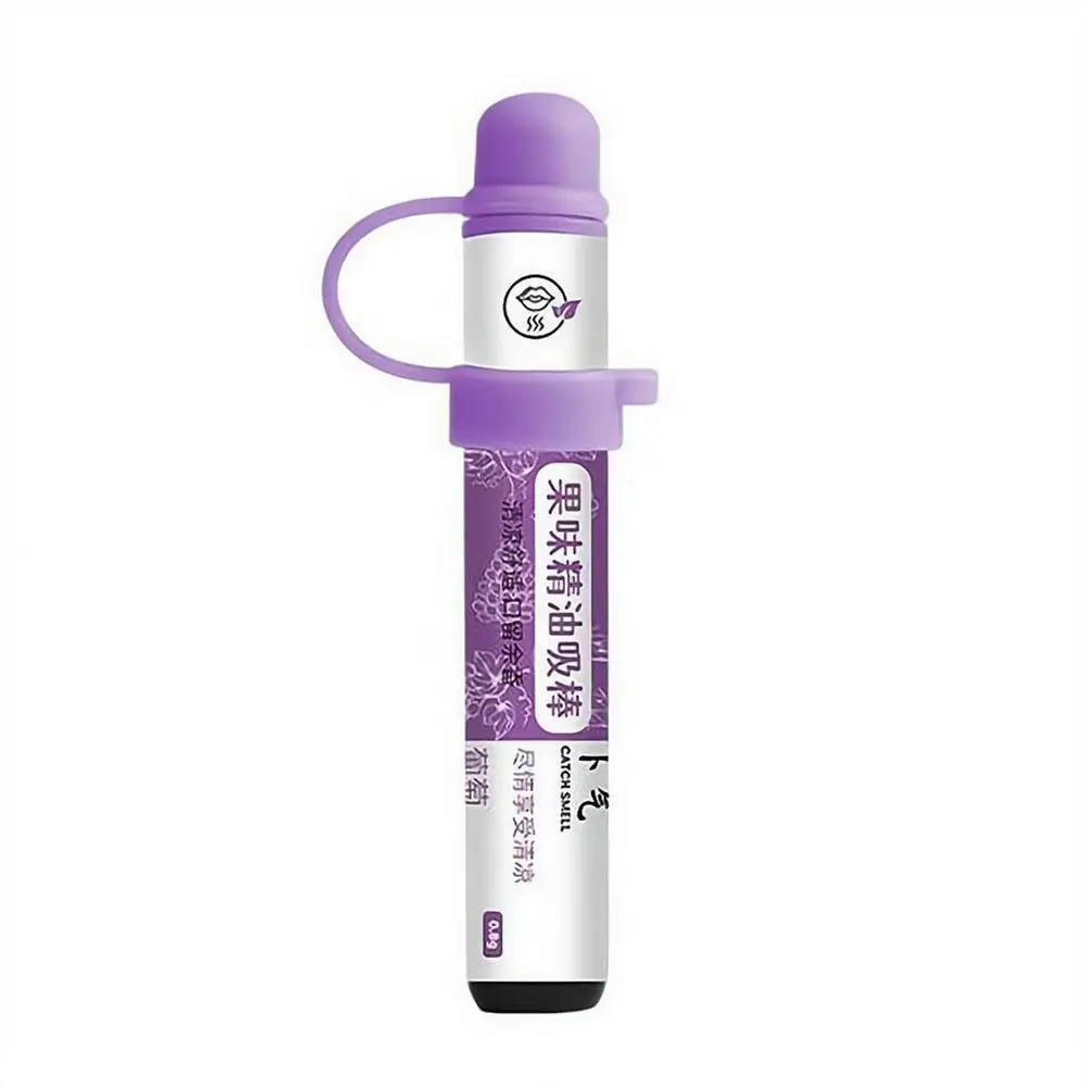 Tragbarer Kräuter-Inhalationsstift 4 Geschmacksrichtungen Menthol Eukalyptus Borneol Frischer Atem Kühlendes Aroma für Arbeit Studium Reisen Alltag – Detail 3