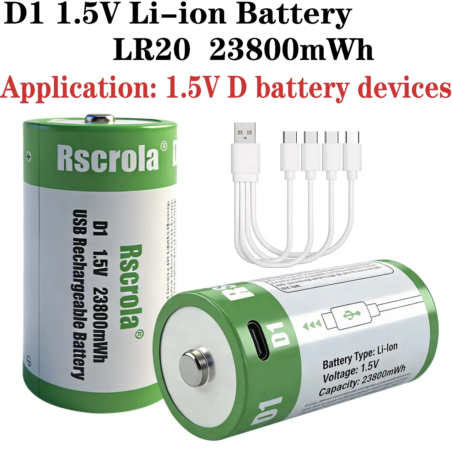 Usb Type C Recharge…