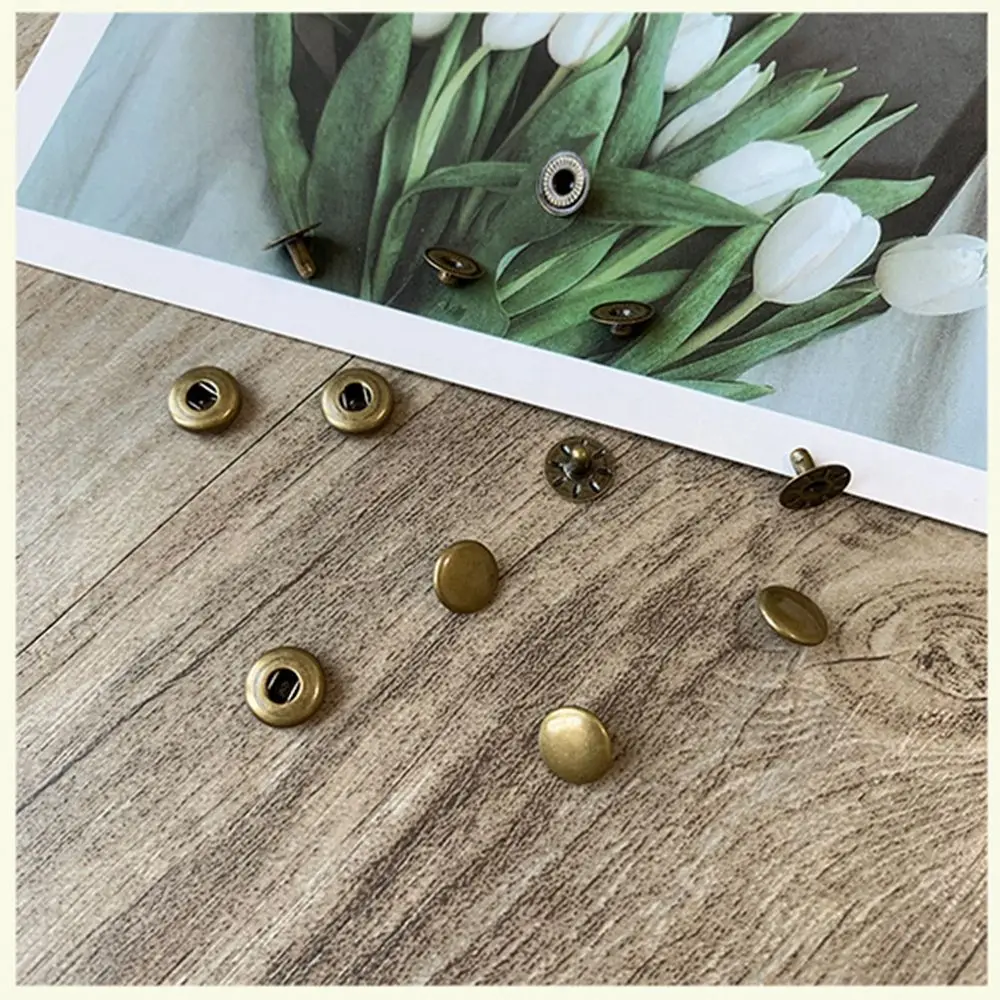 3 세트 액세서리 보이지 않는 스냅 공예 금속 버클 의류 봉제 버클 DIY 인형 옷 미니 버튼