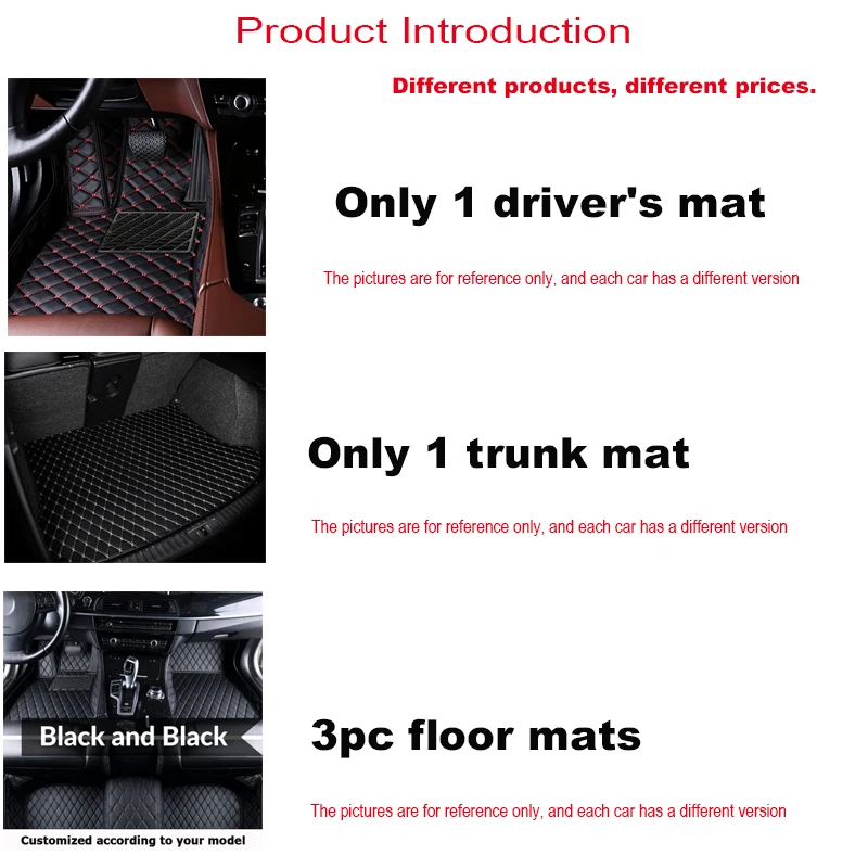 Car Floor Mats For Ford Mondeo Fusion Mk V 4 2017~2021 Anti-dirt Pads Rug Waterproof Floor Mats Reduces Friction Car Accessories