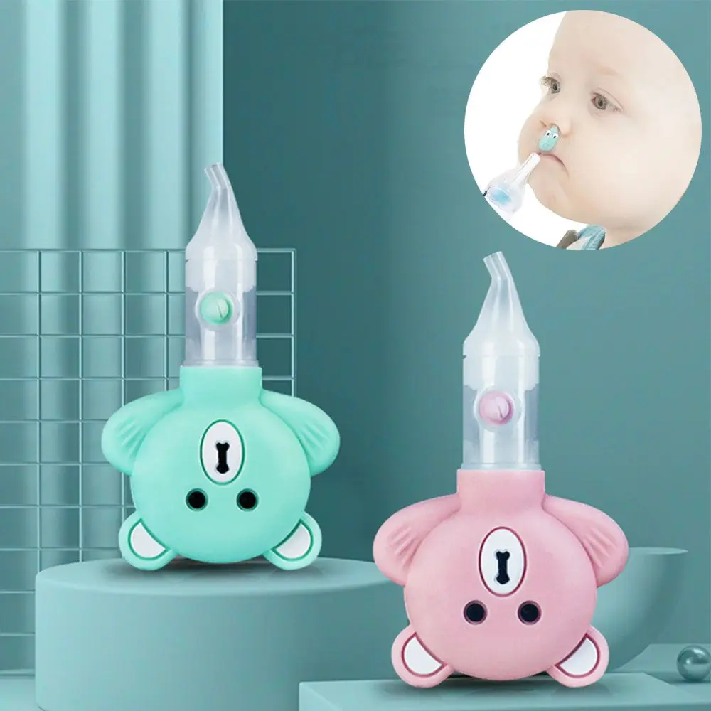 Vacuum Suction Inhaler Pump Anti-backflow Baby Silicone Nasal Aspirator Baby Care Accessories Nose Cleaner Nasal Mucus Cleaner