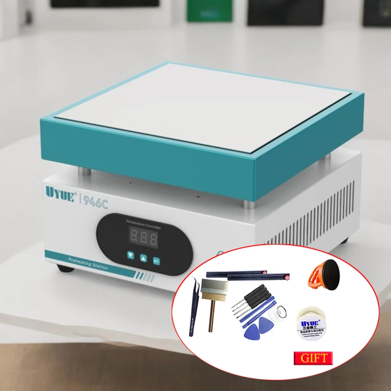 600W 946C 전자 핫 플레이트 예열 디지털 예열 스테이션 200x200mm PCB SMD 가열 Led 램프 디 솔더링 110V/220V