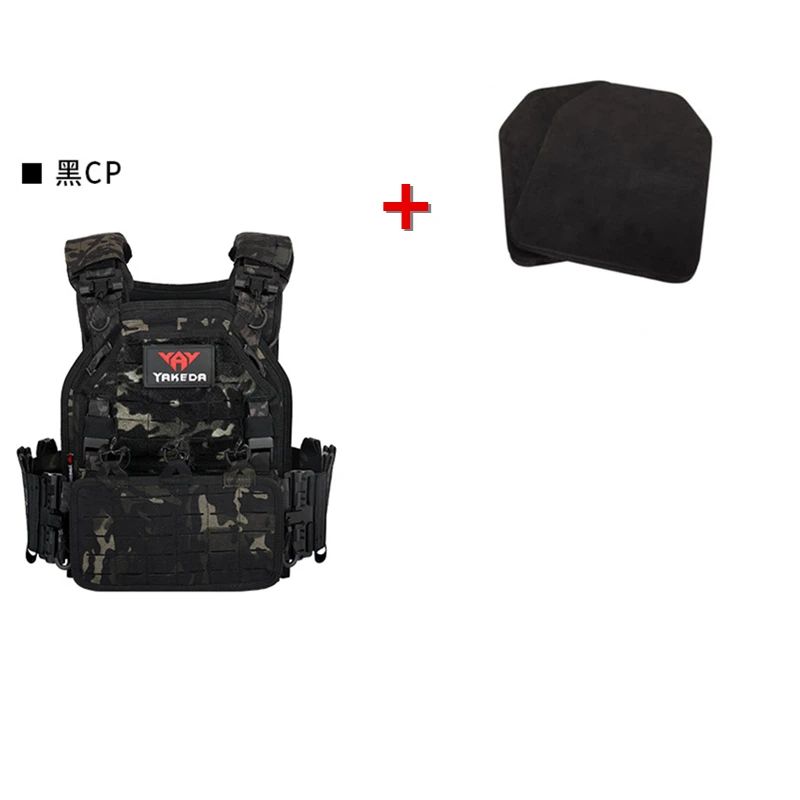 YAKEDA 6094 Tactical Vest - Hunting Tactical Vest - Outdoor Tactical - Full-coverage Vest Protective Adjustable Vest