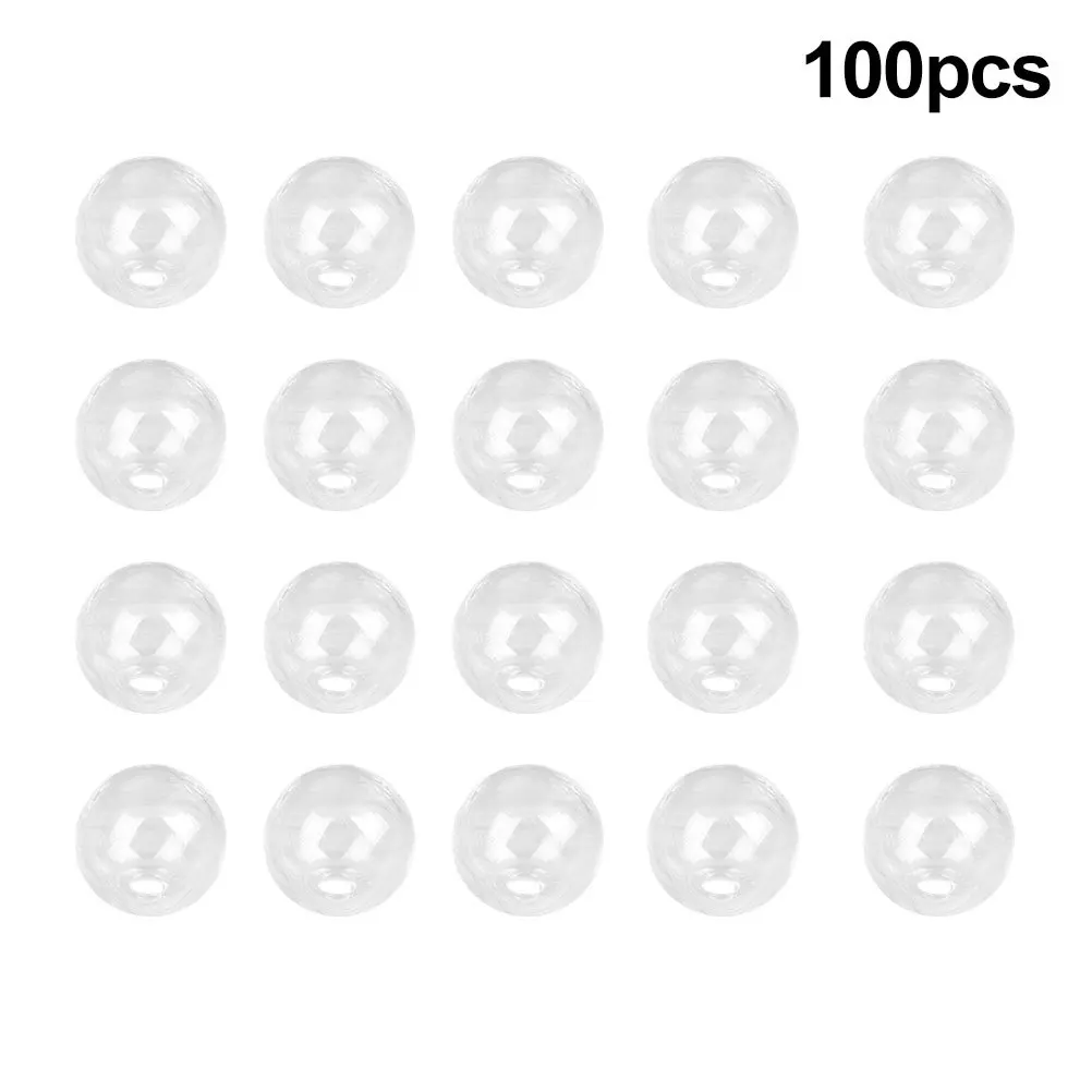 

100 шт., стеклянный шар, полый кулон, прозрачный 20 мм, принадлежности для самостоятельного изготовления ювелирных изделий для серег, браслетов, ожерелий, подарков