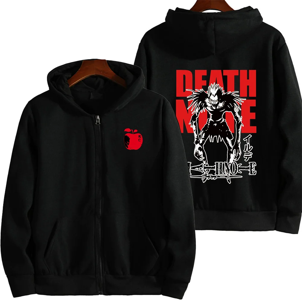 Anime DEATH NOTE Yagami Light Ryuk Print Hoodies Couple student street sports casual Hoodies